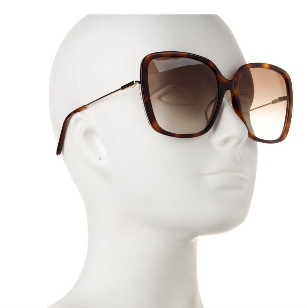 Chloe Brown Gradient Sunglasses - image 2